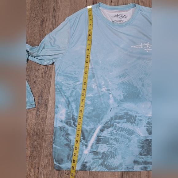 #1505 Reel Life Gear Drifit long sleeve fishing shirt sz  XL - Picture 8 of 8